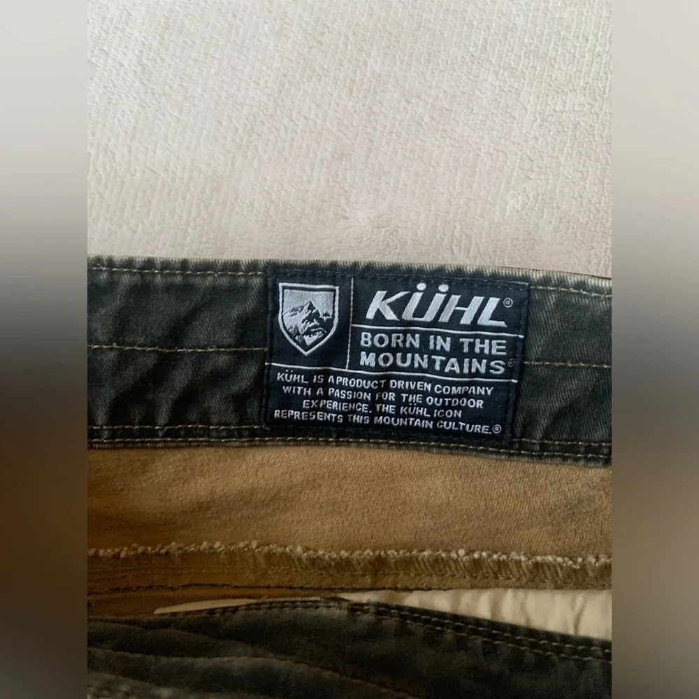 Kuhl born in the mountain men’s utility work hiking pocketed heavy duty pants